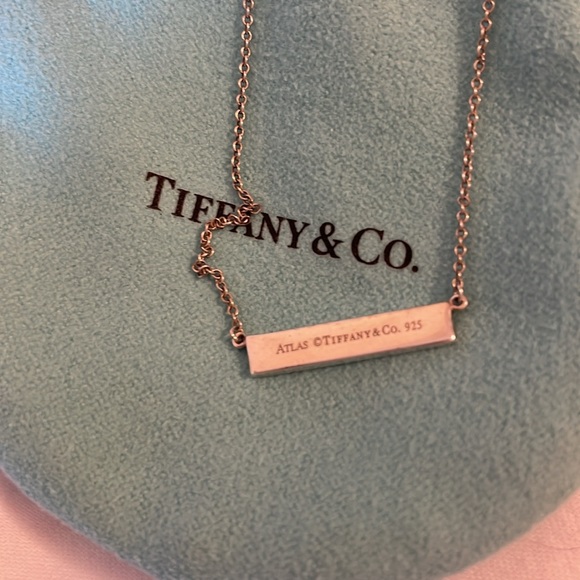 Tiffany&Co. Atlas Collection 925 Bar Necklace - Picture 7 of 7